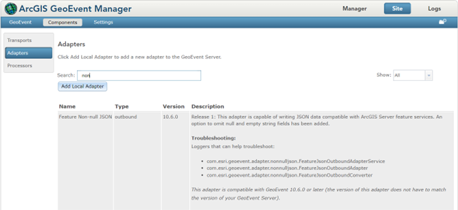 An add-on adapter was added using An add-on adapter was added using