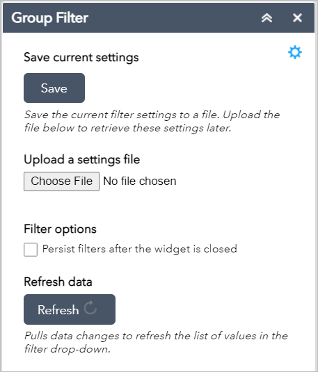 Save option Save option